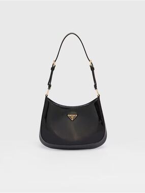 LOOKING FOR A LONG STRAP for Prada Black Patent Shoulder Bag with Gold Hardware